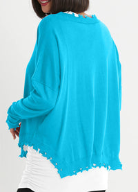Planet Shabby Chic Crewneck Sweater