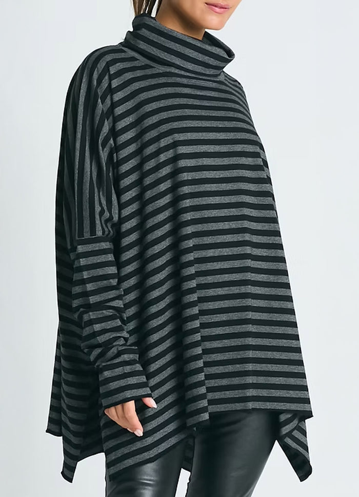 Planet Stripe Swing Turtle T