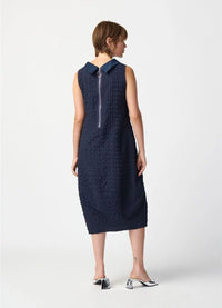 Joseph Ribkoff Textured Sleeveless Cocoon Dress
