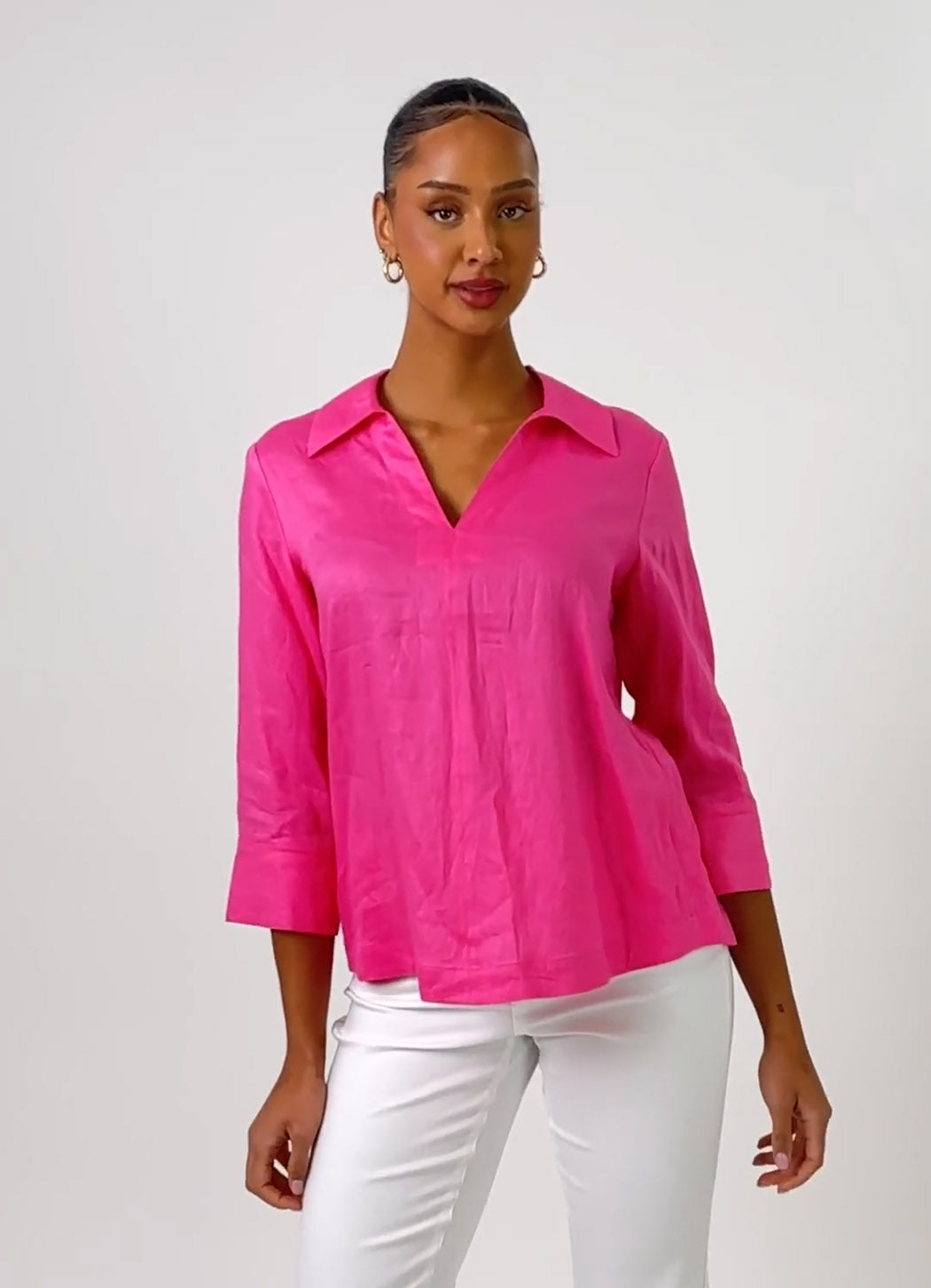 ●ONE BRILLIANT● JosephOB473Pink Joseph-OB473-Pink Joseph Ribkoff Single Button Blazer – The Apple Tree