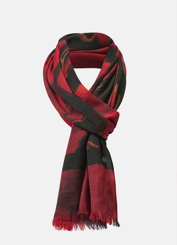 Joseph Ribkoff Abstract Scarf With Sequins