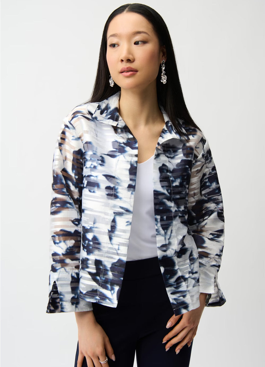Joseph Ribkoff Floral Sheer Jacket – Details Direct