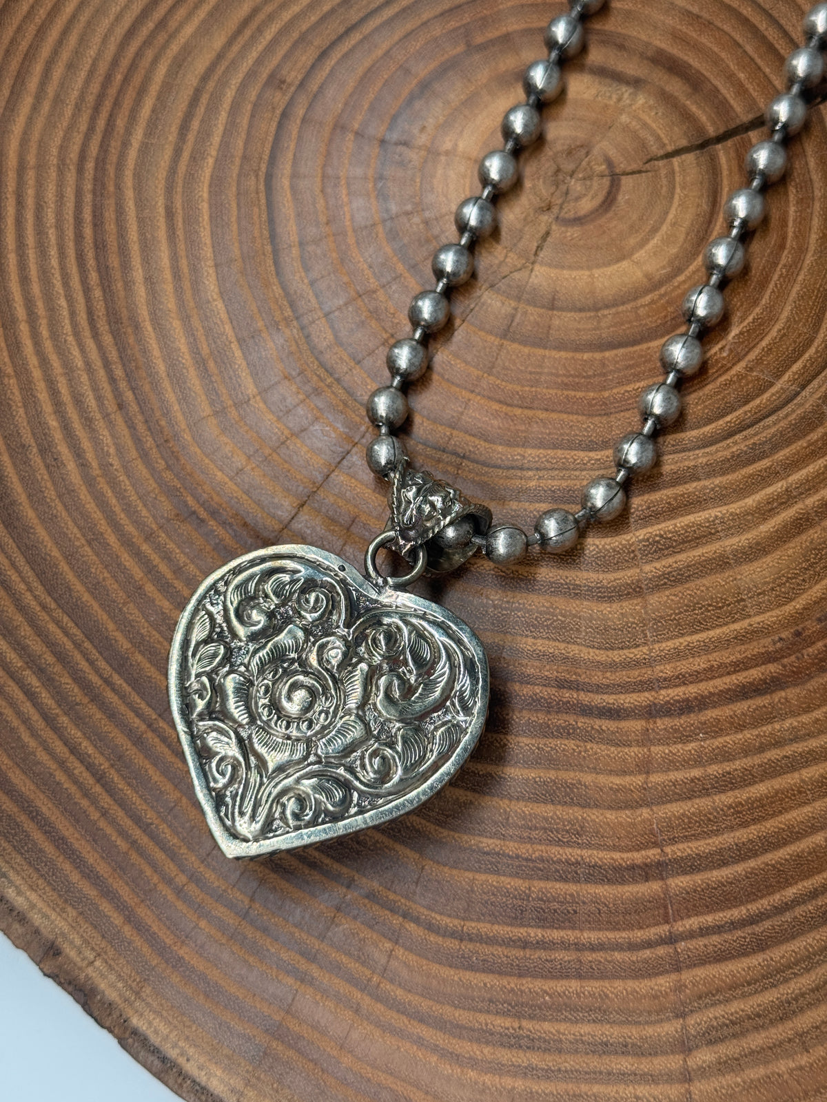 Belle Via Jewelry One-Of-A-Kind Amethyst Heart Necklace