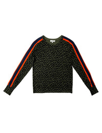 J. Society Cheetah with Stripe Crew