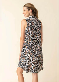 Habitat Linen Inner Circle Sleeveless Shirt Dress