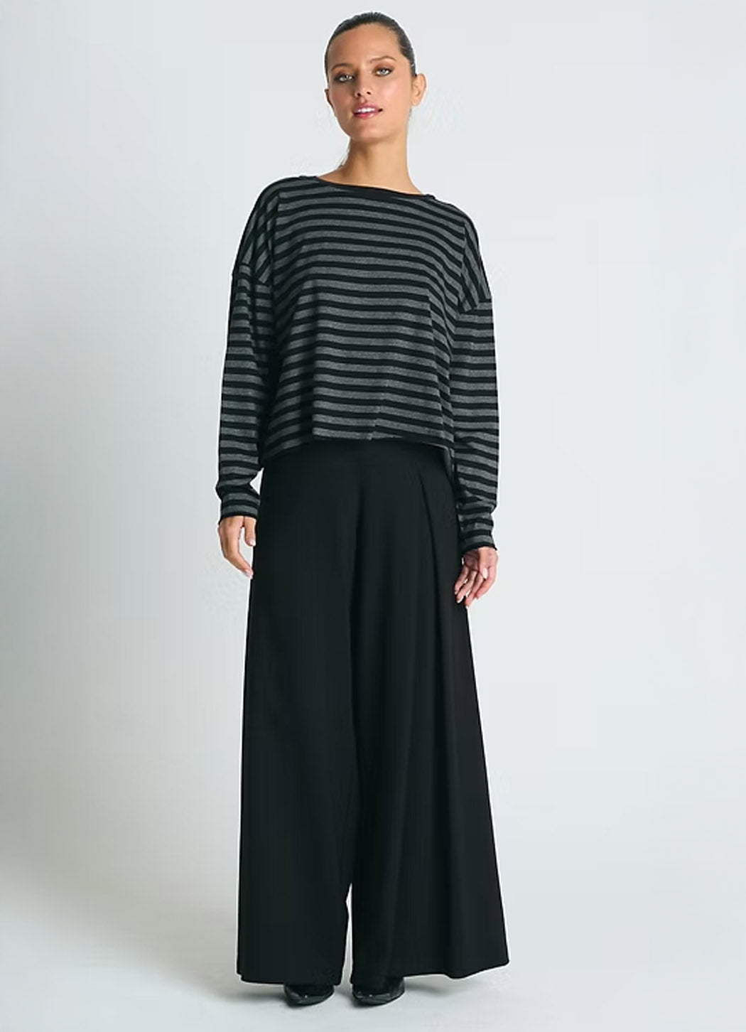 Planet Striped Mini Boxy T
