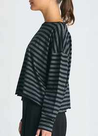 Planet Striped Mini Boxy T