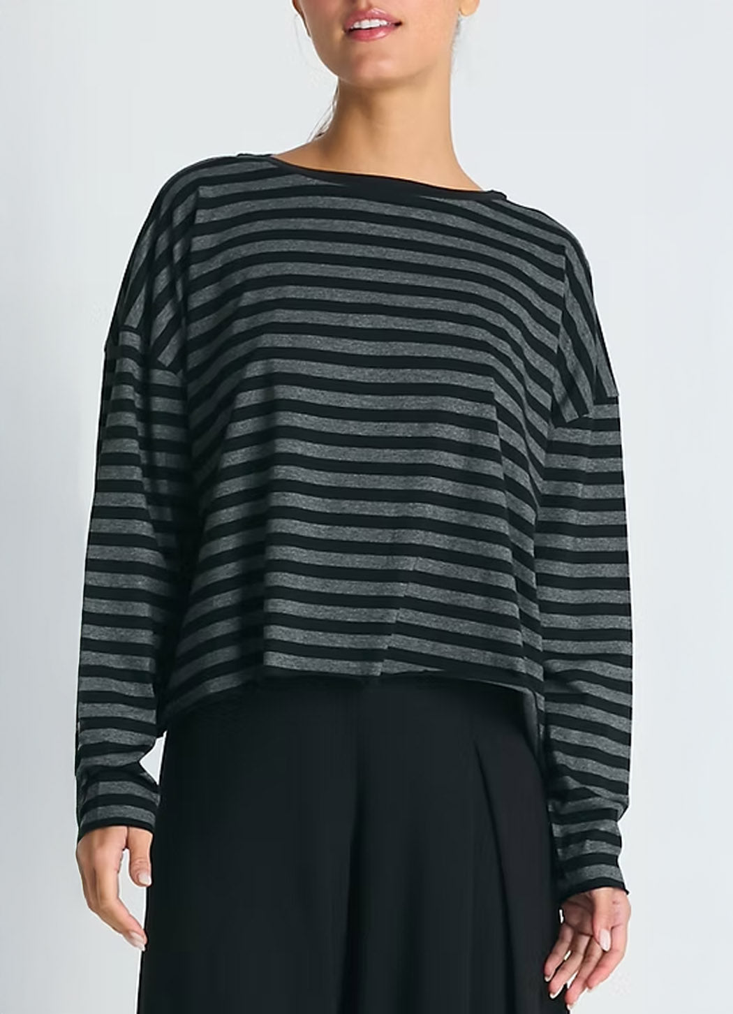 Planet Striped Mini Boxy T