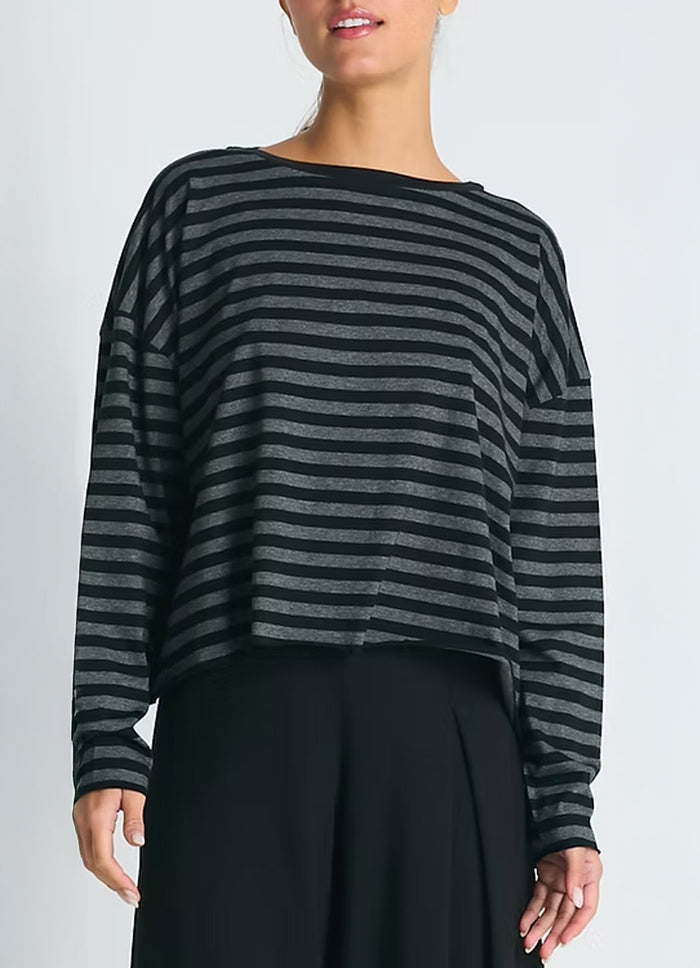 Planet Striped Mini Boxy T