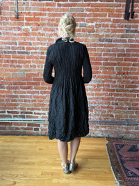 Alquema Contrast Nehru Coat Dress