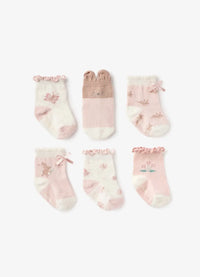 Elegant Baby Garden Picnic Socks
