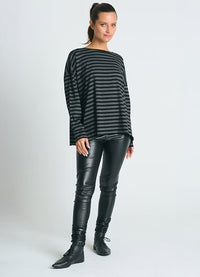Planet Striped Boxy T