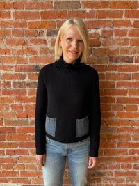 J. Society Denim 2 Pocket Shaker Crew