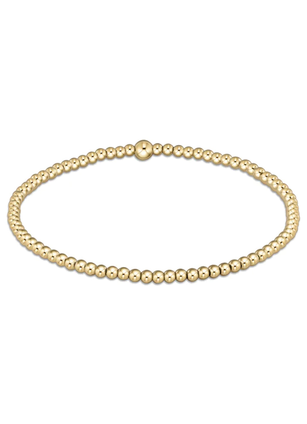 Classic Gold Bead Bracelet / Enewton