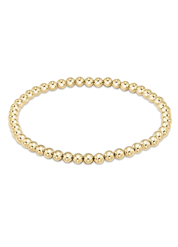 Enewton Classic Gold 4mm Bead Bracelet - Gold