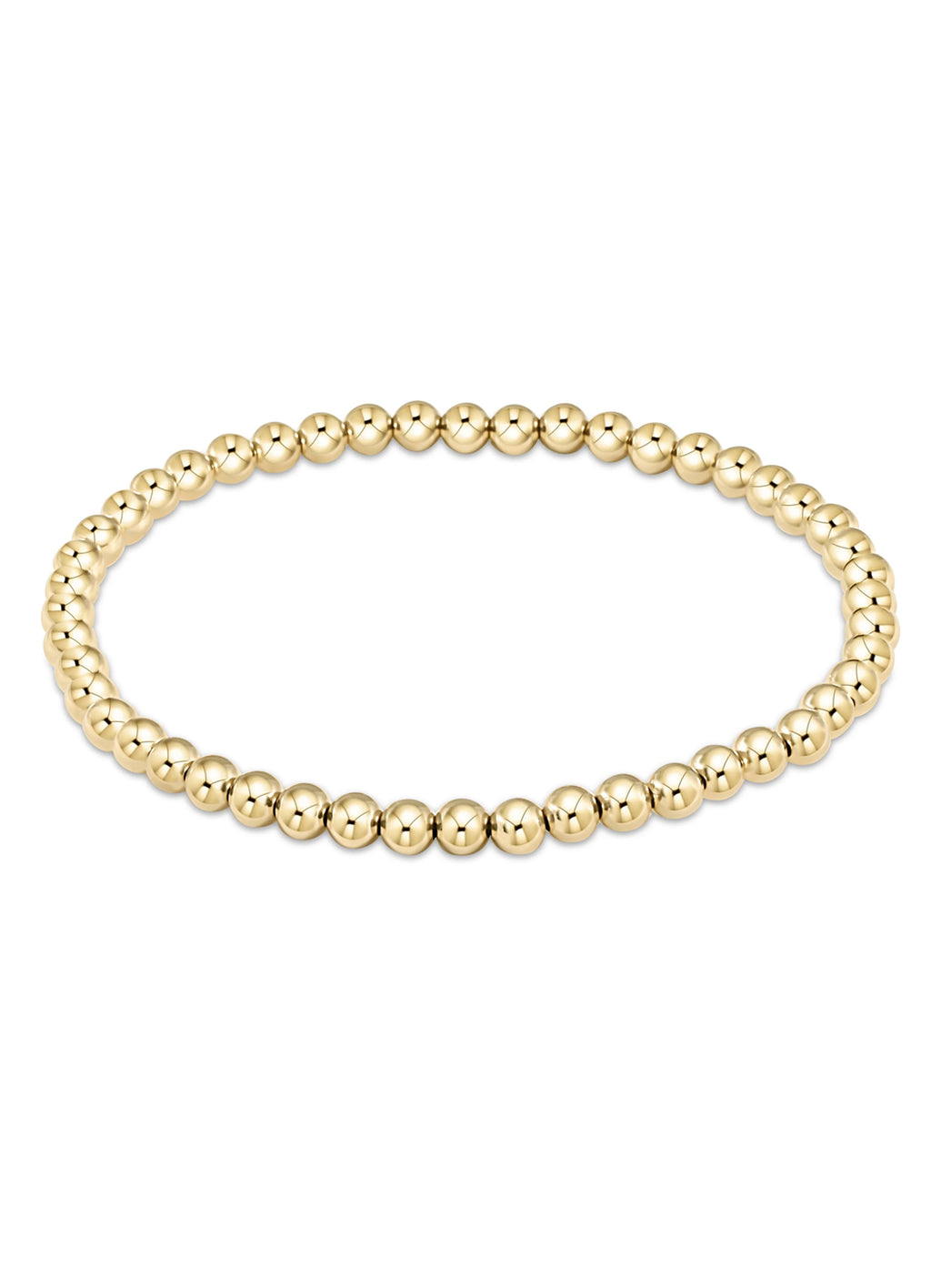 CLASSIC GOLD 4MM BEAD BANGLE main image 0