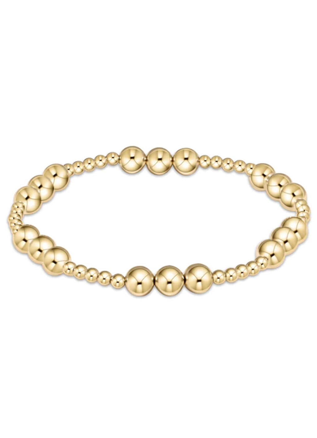 ENEWTON-CLASSIC JOY PATTERN 4MM BEAD BRACELET MIXED METAL main image 1