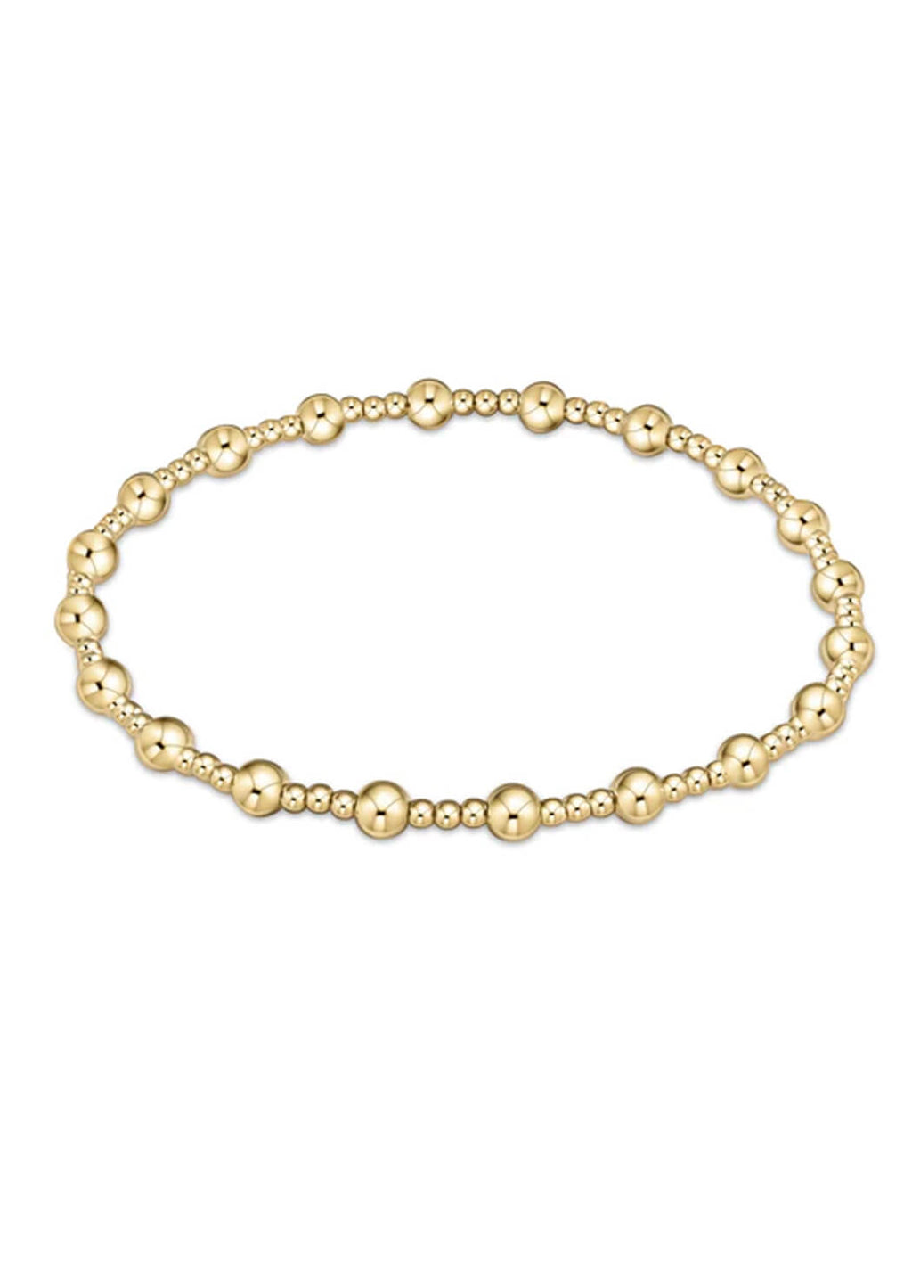 enewton design : Pearl Sincerity Pattern Bead Bracelet - 4mm Ruby main image 1