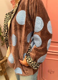 ToutVintage Blue Dot Jacket