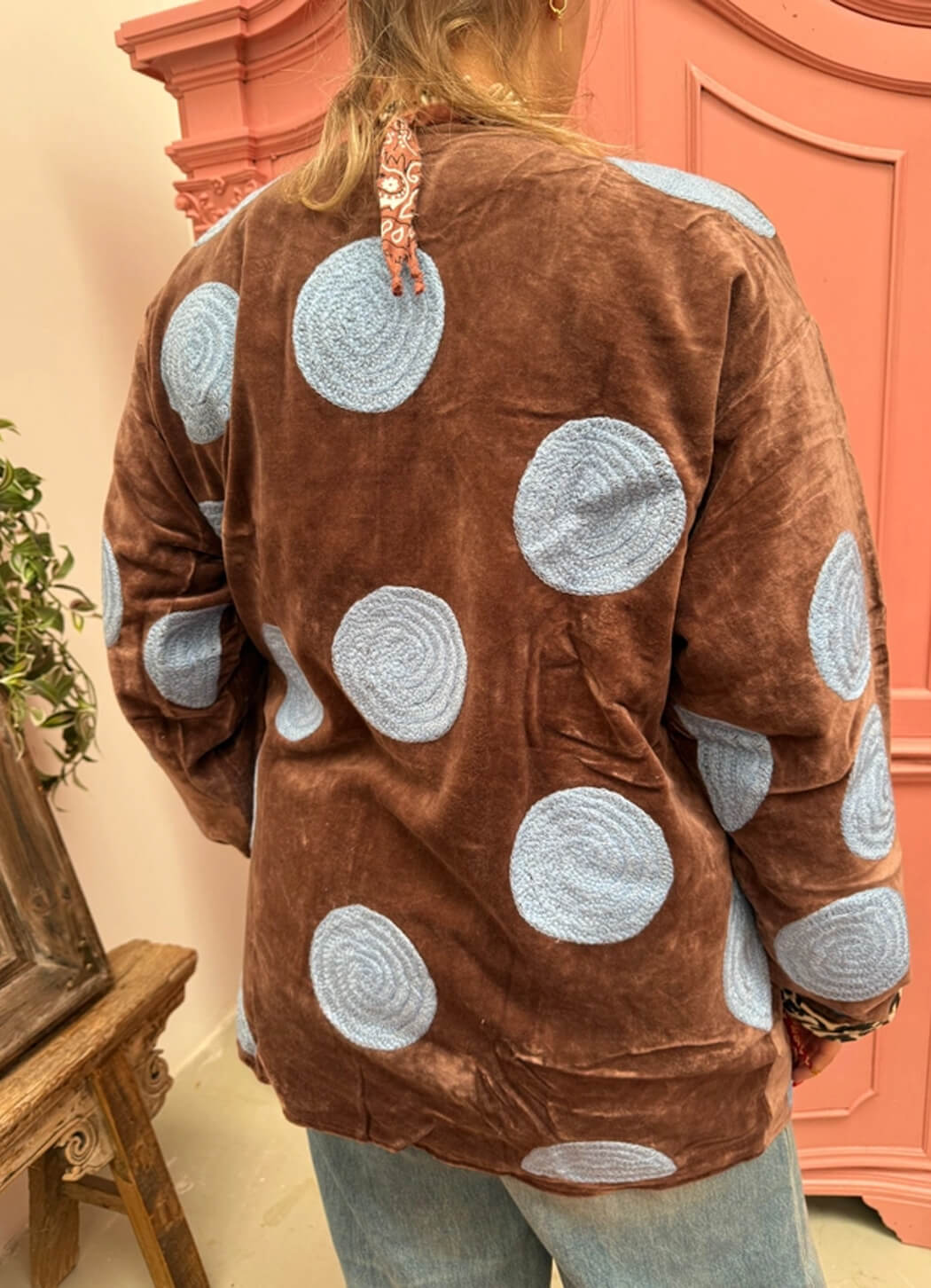 ToutVintage Blue Dot Jacket