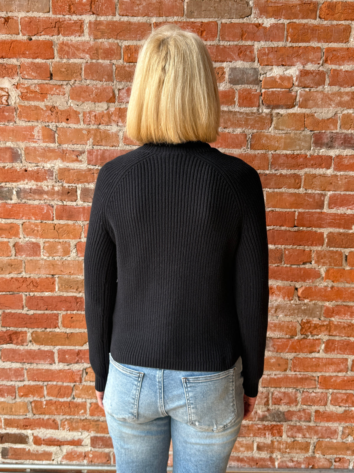 J. Society Denim 2 Pocket Shaker Crew