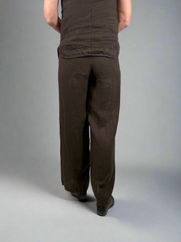 Suzy D Sultan Wide Leg Linen Pant