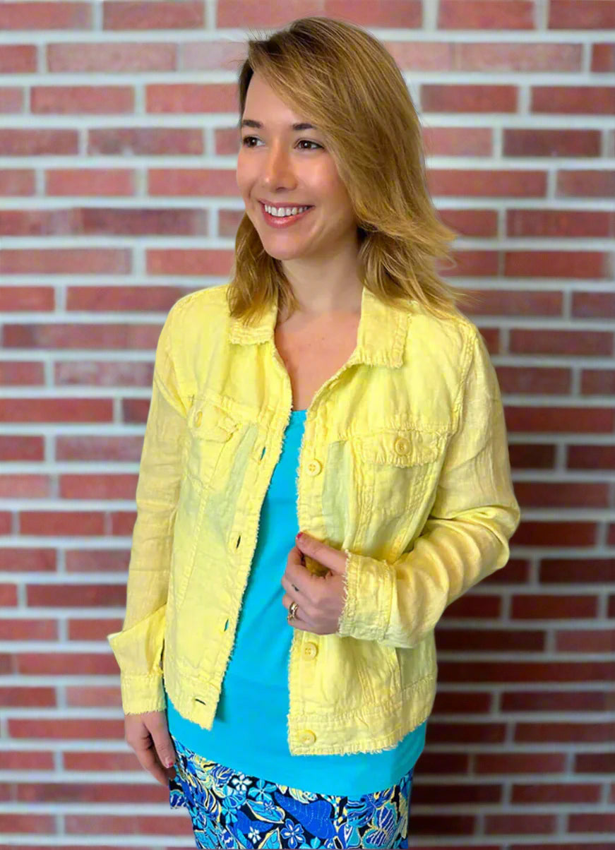 Lulu B Linen Travel Jacket