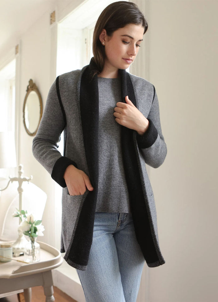 Alashan Merino Reversible Shawl