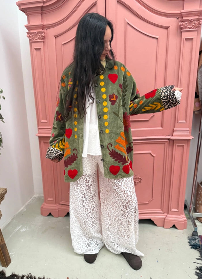 ToutVintage Green Love Jacket