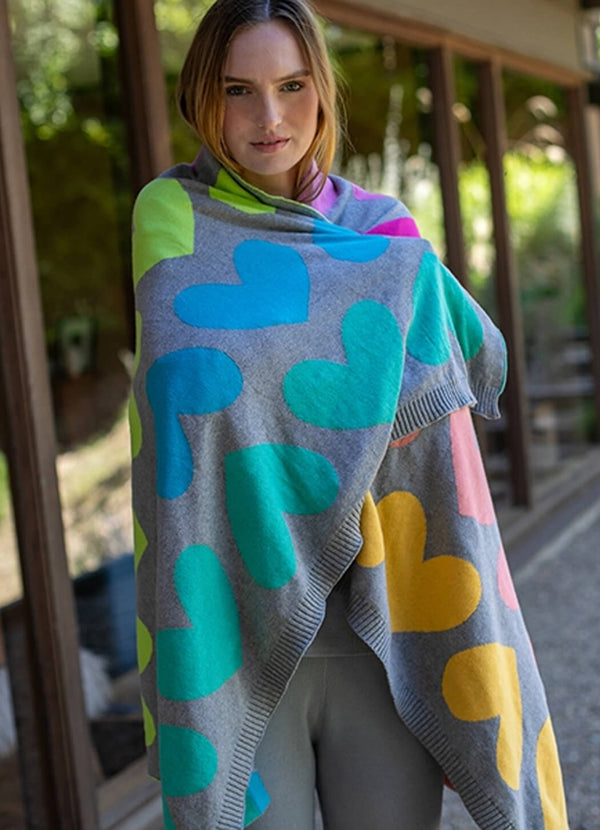 Pink Lemonade Blush Hearts Organic Cotton Travel Set