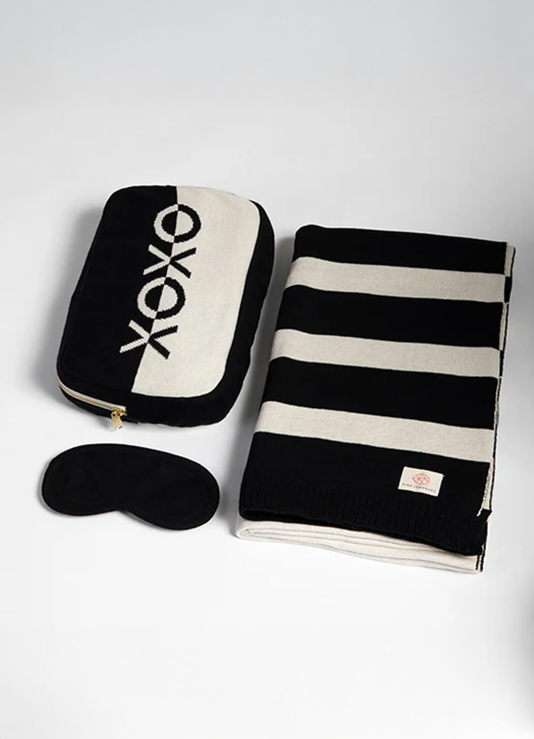 Pink Lemonade Dual XOXO Organic Cotton Travel Set