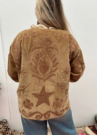ToutVintage Taupe Star Jacket