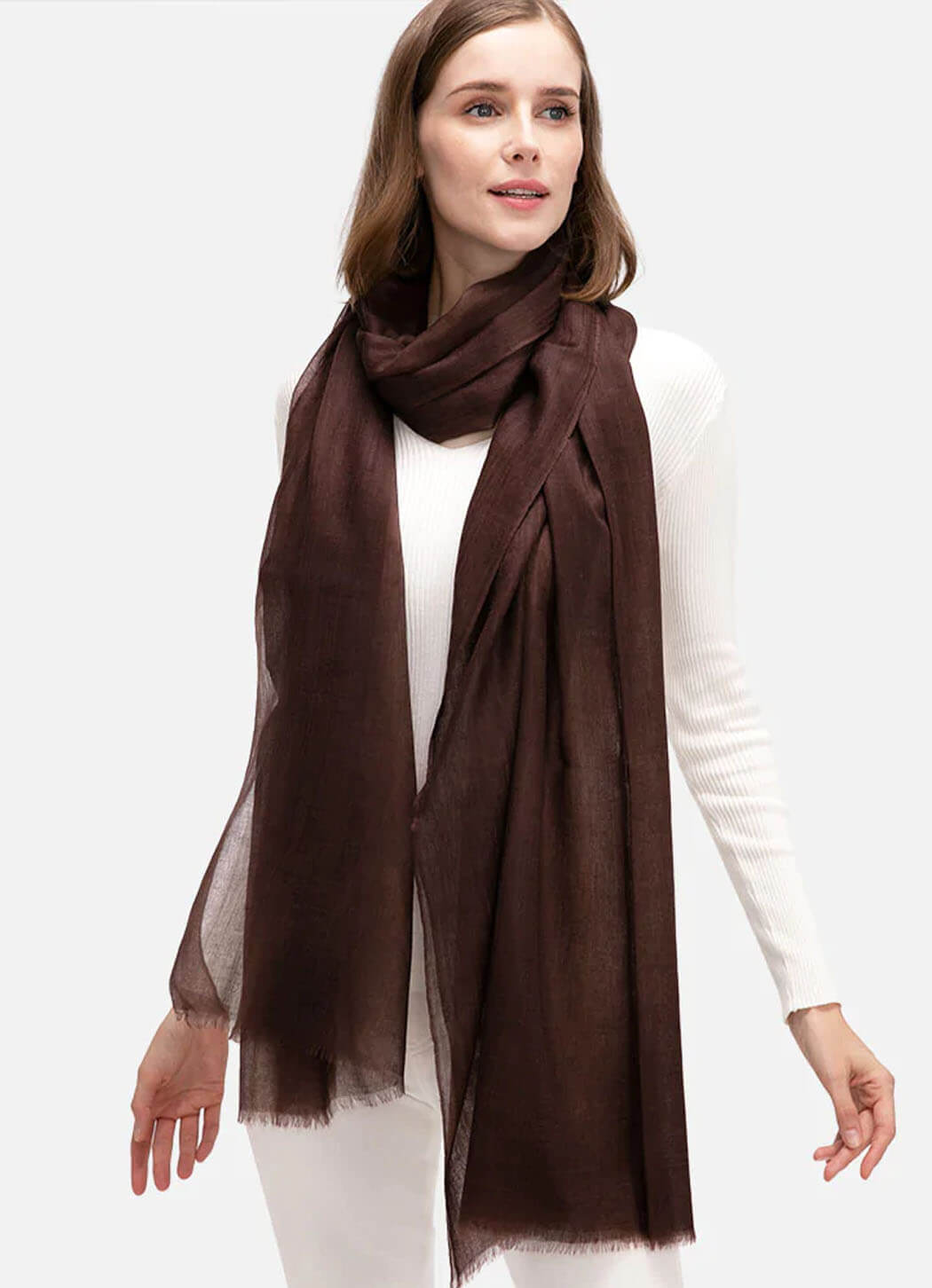 Ovcio Featherweight Cashmere Scarf