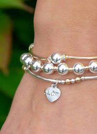 Blessing Bracelet "I am Blessed" Stack 3-8mm Beads