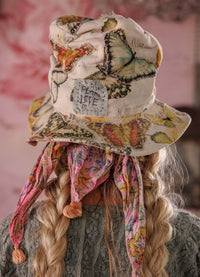 Magnolia Pearl Butterfly Appliqué Hat