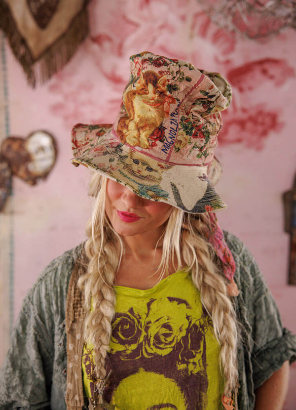 Magnolia Pearl Butterfly Appliqué Hat