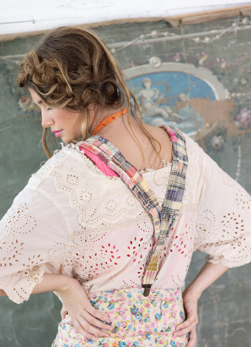 Magnolia Pearl Patchwork Shea Suspenders