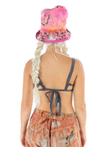 Magnolia Pearl Mindy Patchwork Surf Bralette