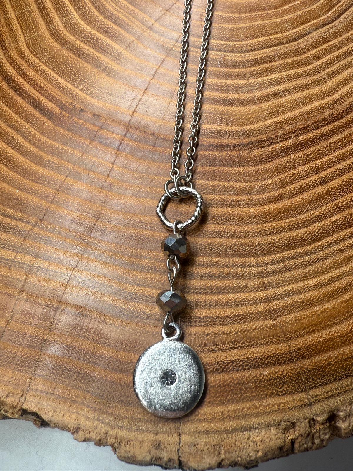 Belle Via Jewelry Swarovski Lariat Necklace