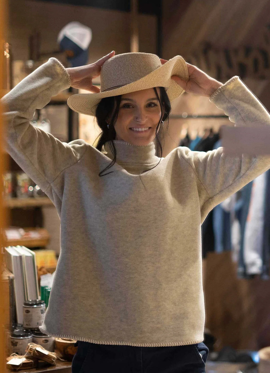 Dakini Rollneck Fleece Pullover