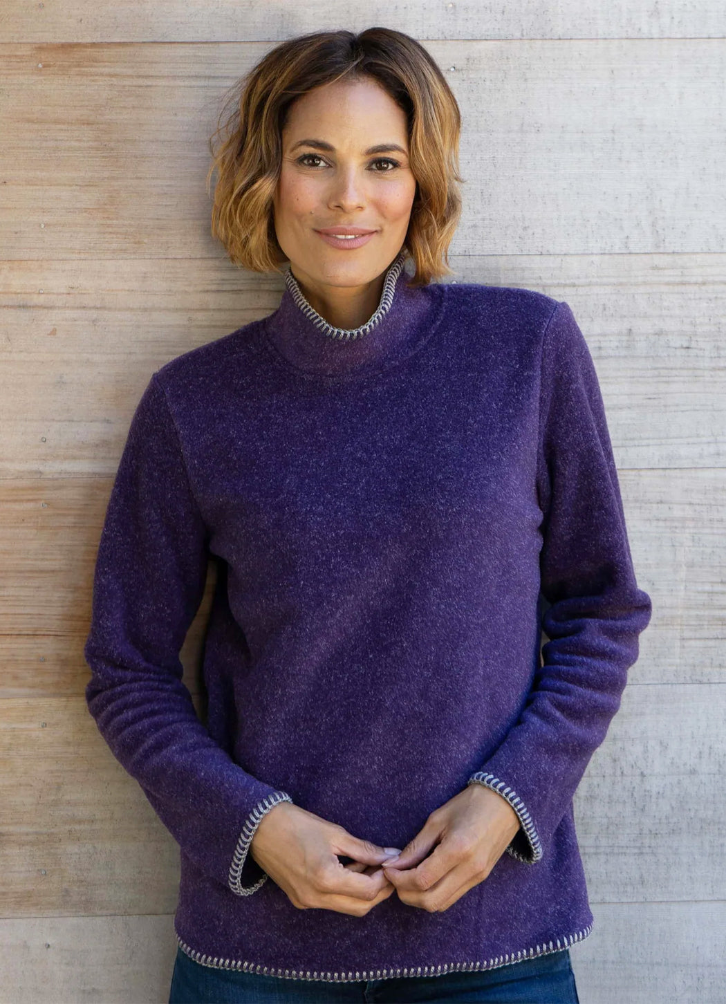 Dakini Rollneck Fleece Pullover