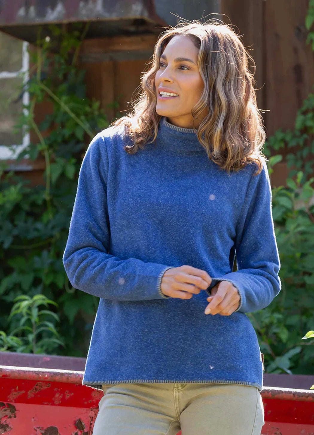 Dakini Rollneck Fleece Pullover