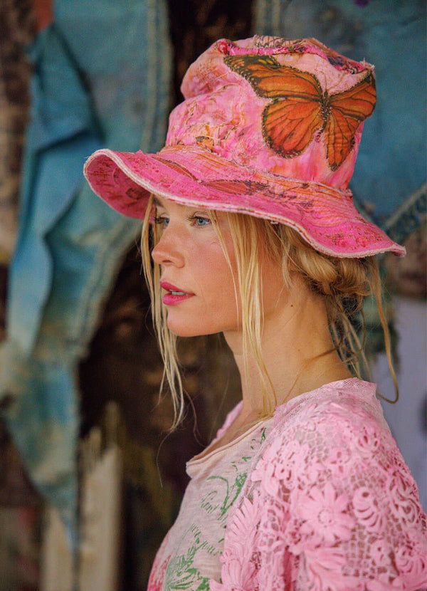 Magnolia Pearl Appliqué Beau Tophat