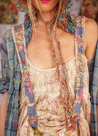 Magnolia Pearl Embroidered Floral Shae Suspenders