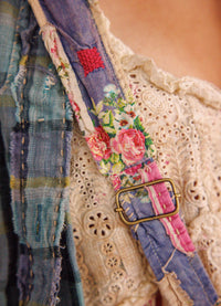 Magnolia Pearl Embroidered Floral Shae Suspenders