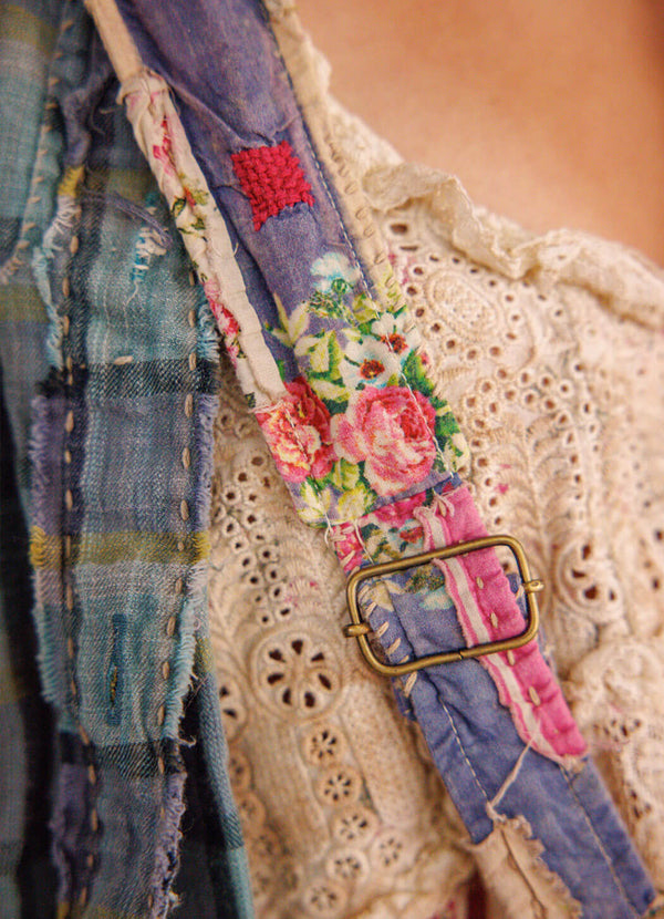 Magnolia Pearl Embroidered Floral Shae Suspenders