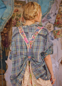 Magnolia Pearl Embroidered Floral Shae Suspenders