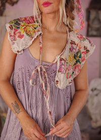 Magnolia Pearl Floral Applique Hannes Collar