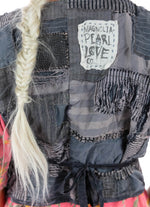 Magnolia Pearl Yarn Dyed Patchwork Nikha Vest