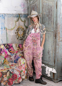 Magnolia Pearl Quiltwork Emb Overalls